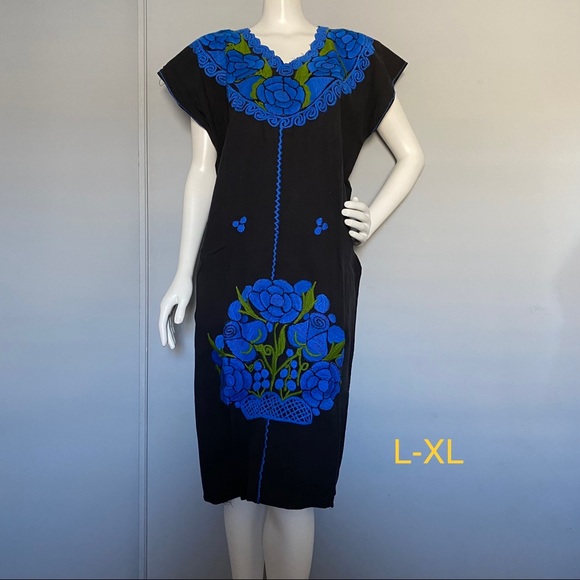 sachin and babi light blue dress Shop Mexican Dress for Women Embroidered Floral